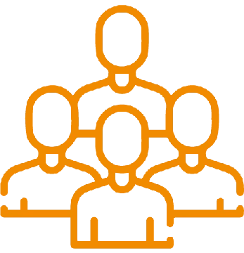 Ícono trabajo en equipo